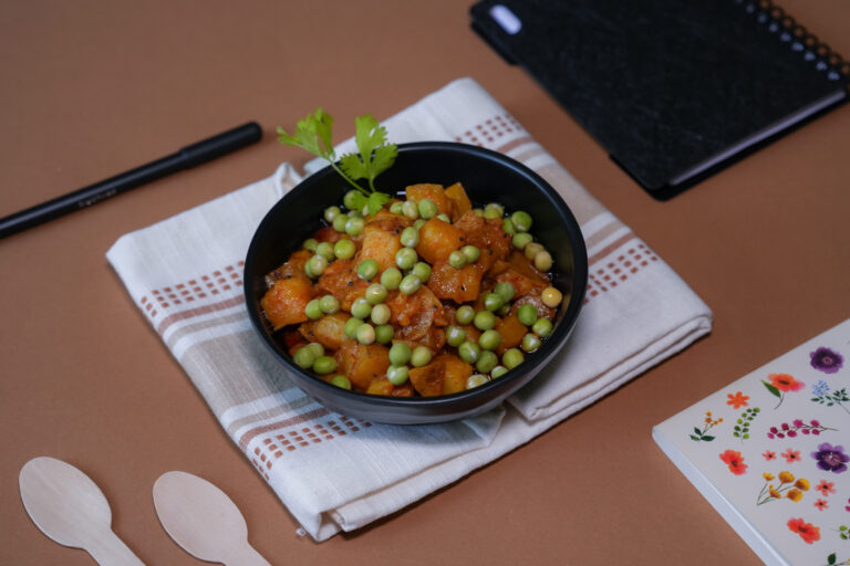 Traditional Aloo Matar Sabji