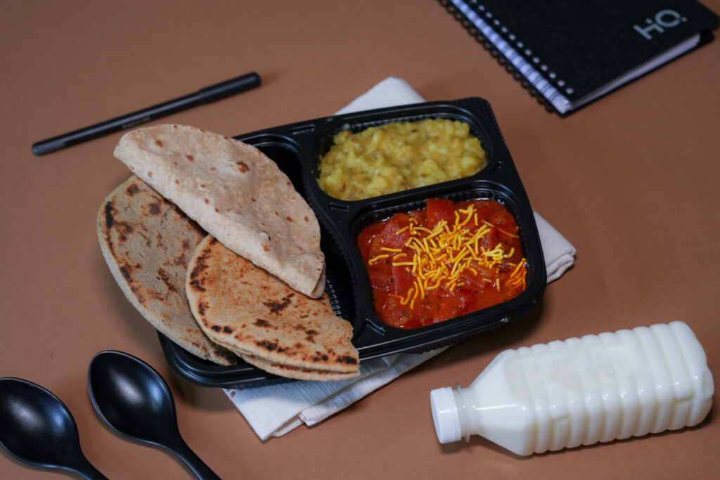 Homemade mini Thali
