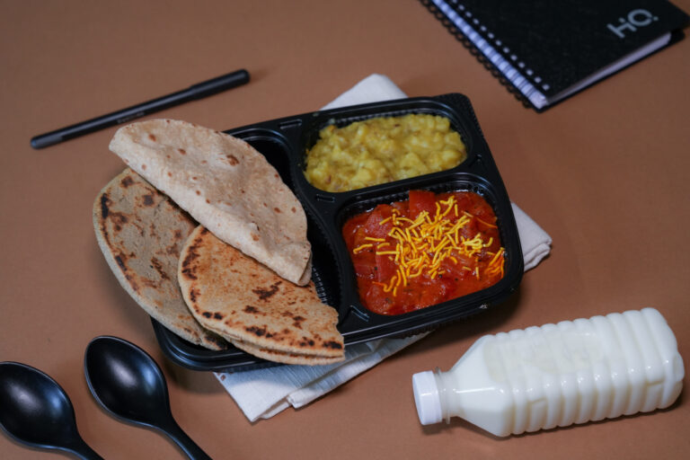 Homemade mini Thali