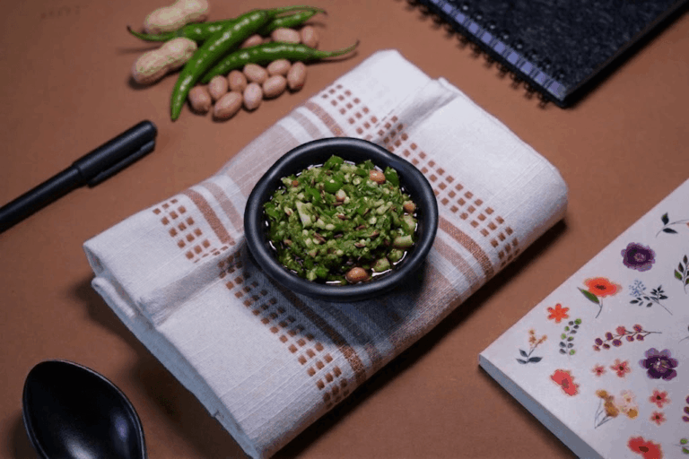 Healthy Thecha Chutney